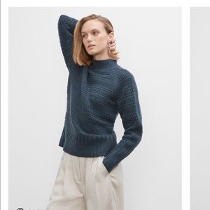 Textured Wool and Cashmere turtleneck -Club Monaco